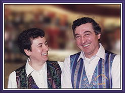 coniugi Valentino Calzolari e Laura Favretto